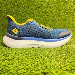 Rabbit Dream Chaser Mens Size 8 Blue Yellow Athletic Running Shoes Sneakers